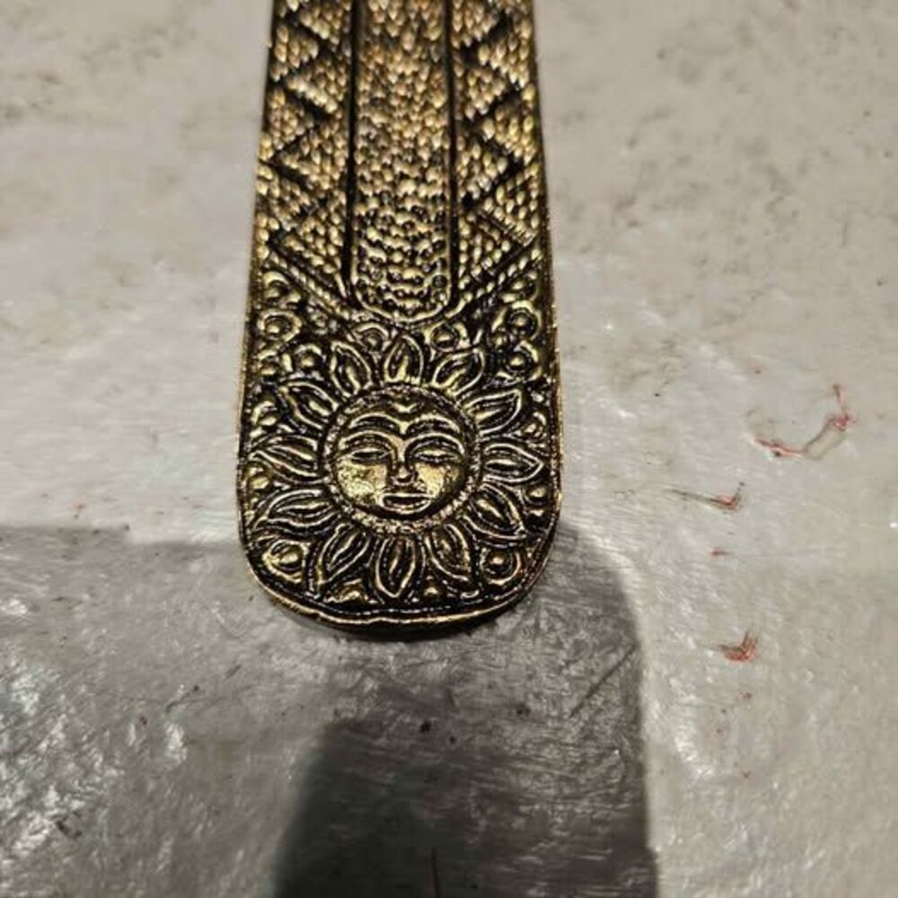 Mainstays Gold Metal Sun Incense Ash Catcher